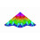 DLX Delta 42 polegadas Nylon Delta Delta Kite: Crystal 1