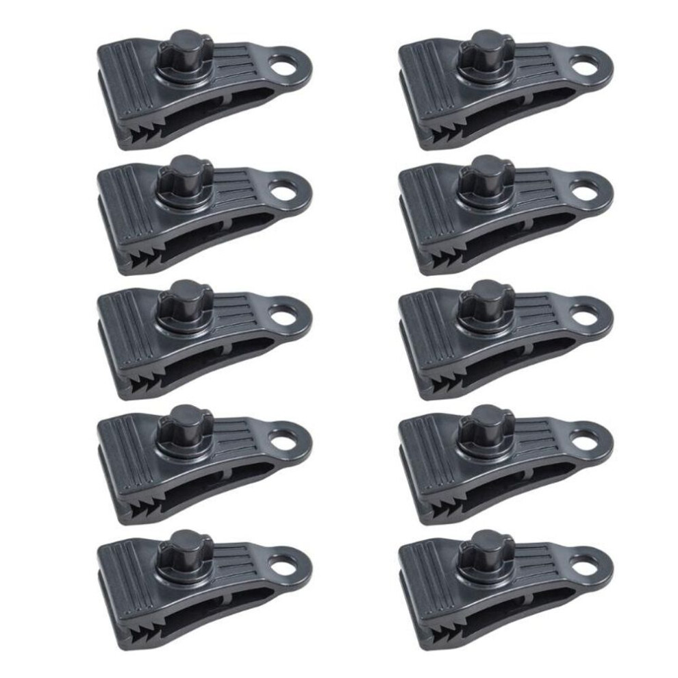 (black, 10pcs) 10pcs Tarp Clips Heavy Duty Lock Grip Tarp Clamps Pool Cover Clips Tent Fasteners Holder For Awnings Outdoor Camping