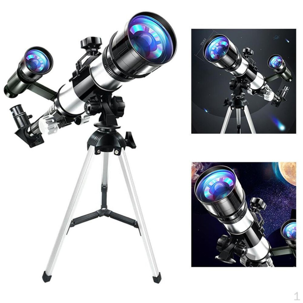 70 Mm Hd Astronomical Reflector Telescope Set And Tripod Moon Filter For Adults Children