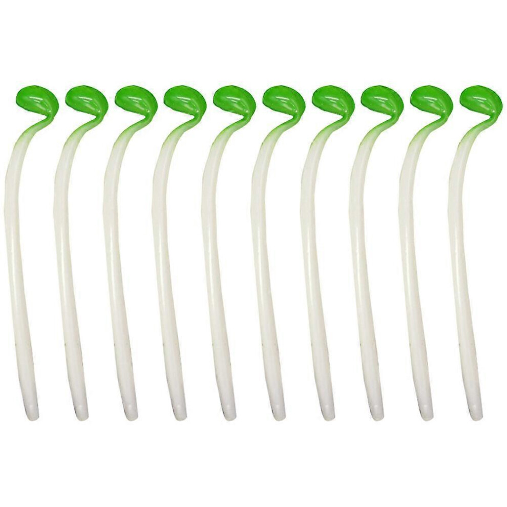 Kricely (, One Size) 12Pcs Imitation Bean Sprouts Ornaments Bean Sprouts Photo Props Artificial Bean Sprouts Green