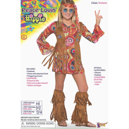 Rubies Costume hippie pacifique Rubies Girl's Forum Medium 2