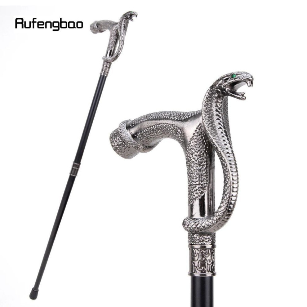 (multicolor) Cobra Head Fashion Walking Stick Decorative Walking Stick Cospaly Vintage Party  Fashionable Walking Cane Crosier 93cm