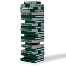 Wild Sports NCAA Michigan State Spartans Table Top Stackers 3 """" X 1 """" X .5 """" Teamfarve