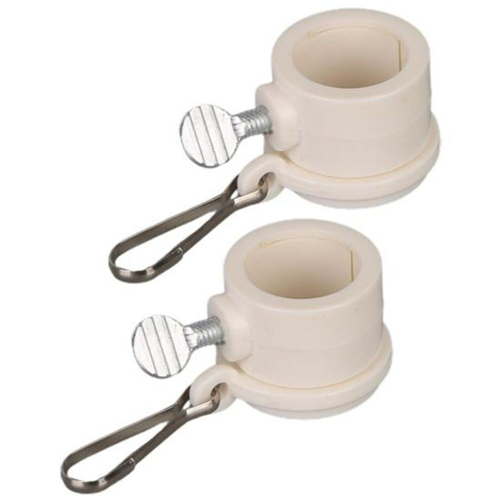 (XS) 2pcs/set Flag Pole Clips 360-degree Rotating Flagpole Rings Wind-resistant Flagpole Buckle Tangle-free Swivel Weatherproof Flagpole Buckles