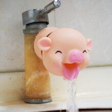 (pink Pig) Faucet Extender Bath Spout Cover For Baby, Silicone Cartoon Tub Faucet Cover Extension For Hand Washing - Kids Toddler Bathroom Protection Accessories