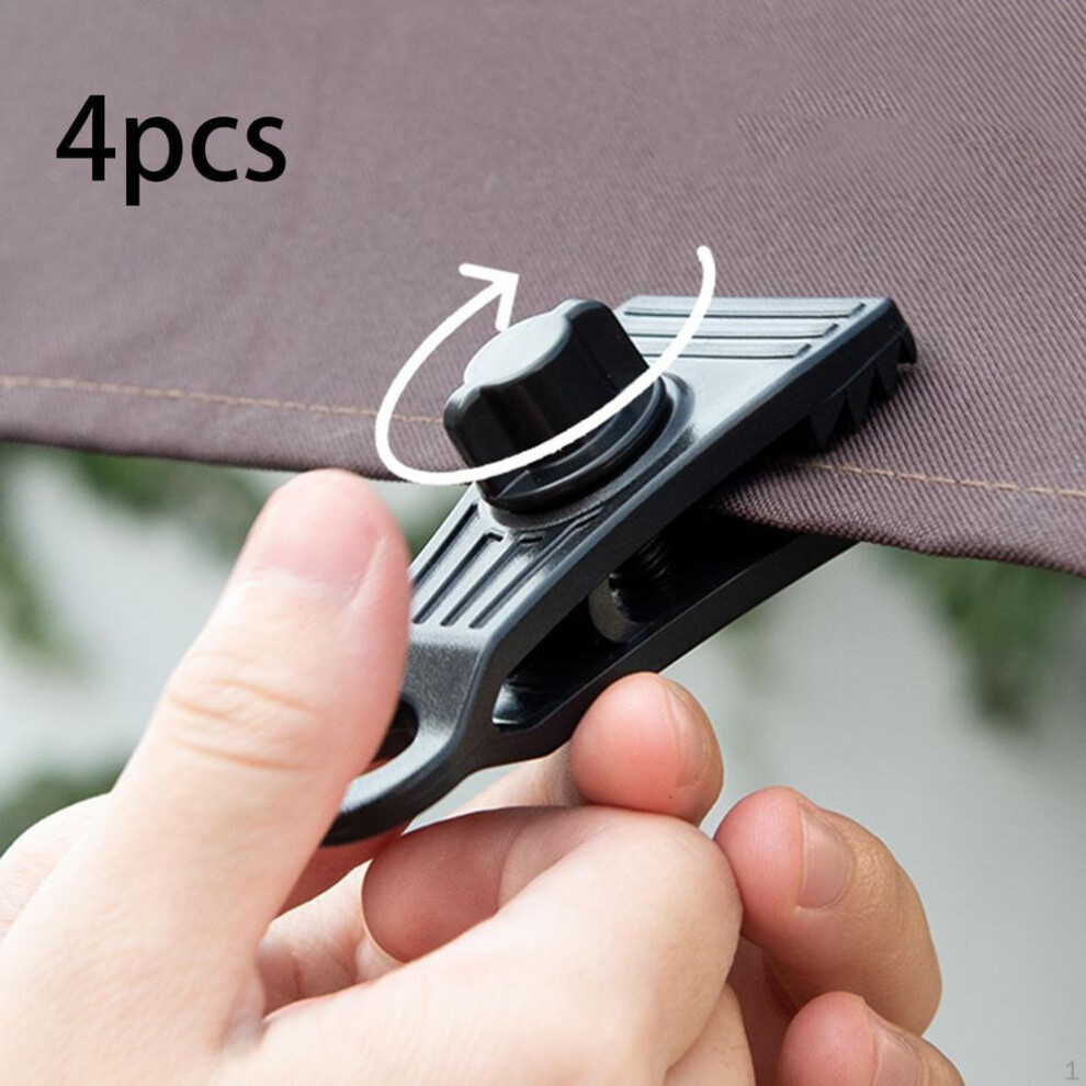 4pcs Heavy Duty Tarp Clips Canopies Clamps Awning Fixed Clip Reusable For Boat Covers