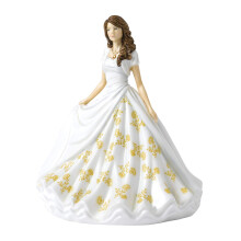 Royal Doulton Birthstone Petites Novembro Topzio HN 5907 Estatueta 7"""" Laranja