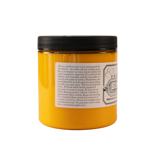 (Yellow) Professional Screen Printing Ink 8oz (226ml) 2