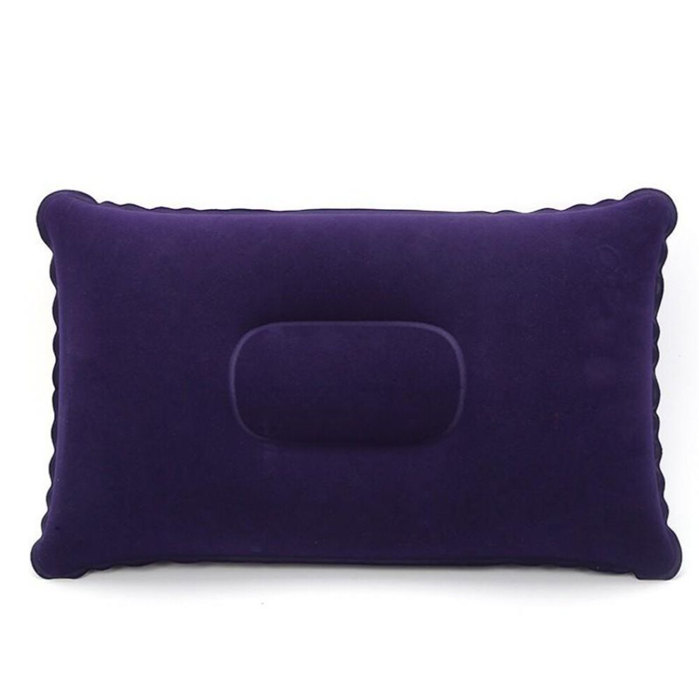 (navy blue) PVC Inflatable Camping Pillow