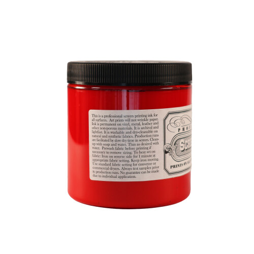 (Red) Professional Screen Printing Ink 8oz (226ml) 2