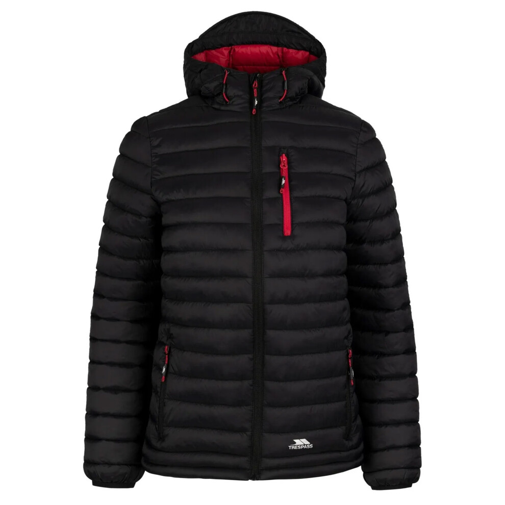 Trespass Women's Black Lenka Hooded Padded Jacket - 14 Uk - 100% Polyamide - Image 2