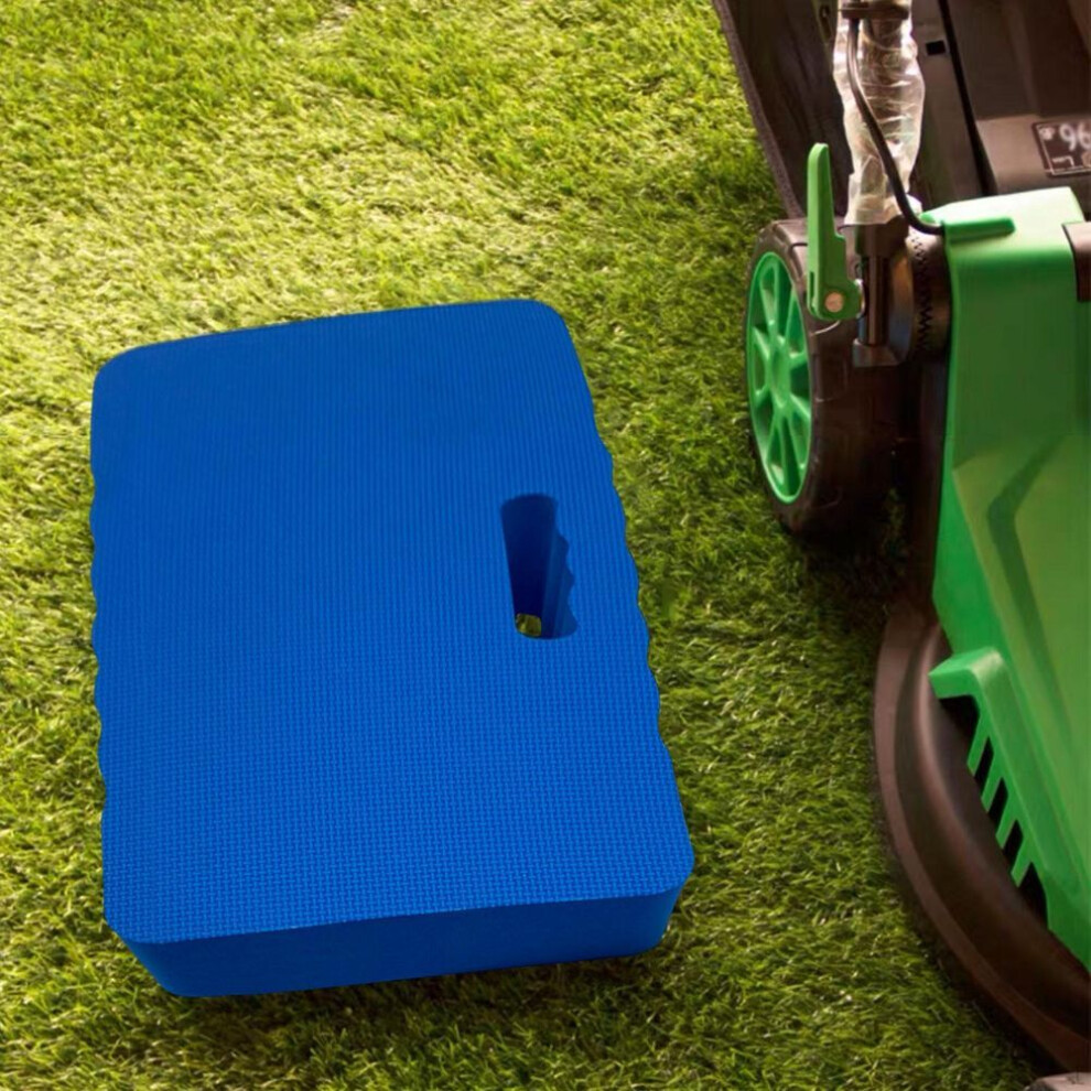 (as the picture, 100g Blue 46x21x2cm) Garden Kneeler Kneeling Pad Knee Cushion Anti Skid Built in Handle Multipurpose Portable for Auto