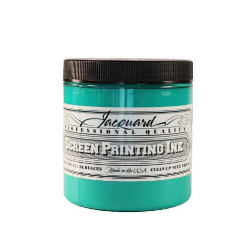 (Turquoise) Professional Screen Printing Ink 8oz (226ml)