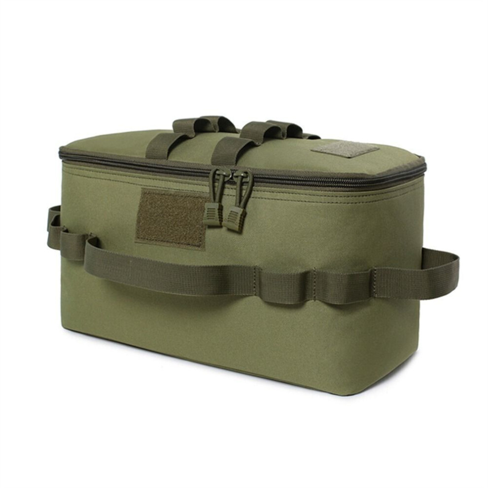 (green) Outdoor Camping Storage Bag Large Capacity Ground Nail-tool Bag Picnic Organizer