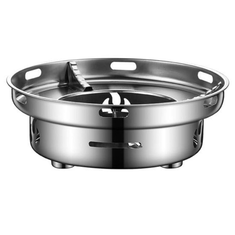 (silver) Alcohol Stove Portable Adjustable Trekking Stove Burner Windproof Solid Fuel Burner Travel Camping Cooker For Outdoor Picnic