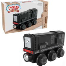 Tren de juguete de madera Thomas & Friends con motor di   sel para empujar, ideal para ni   os peque   os y preescolares a partir de 2 a   os.