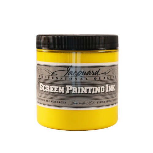 (Opaque Yellow) Professional Screen Printing Ink 8oz (226ml)