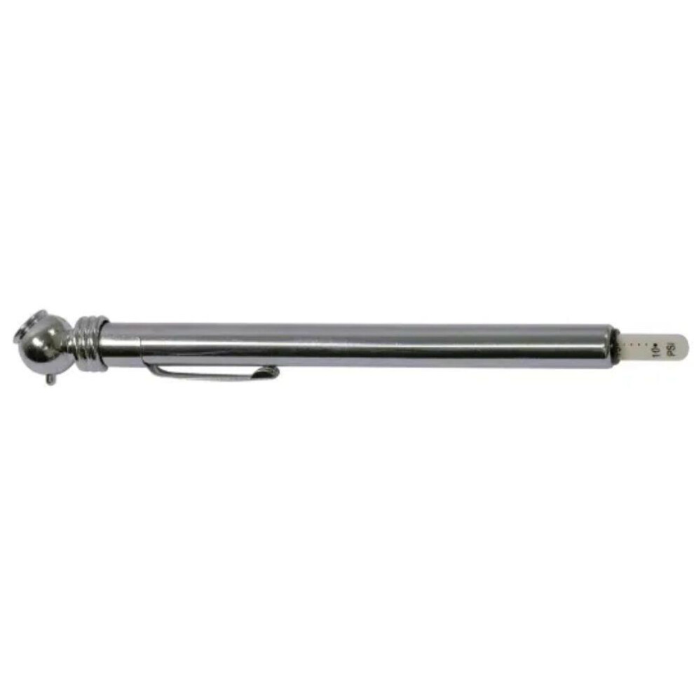 Streetwize Tyre Pressure Gauge Chromed Pencil 5026637002052