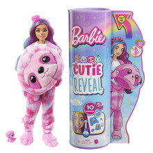 Barbie Cutie Reveal Doll Fantasy Series Sleth Plush Costume 10 Surpresas, incluindo Mini Pet & Color Change