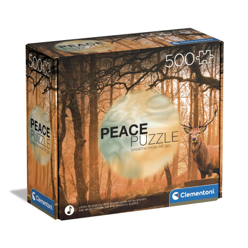 Clementoni Clementoni 35118 Peace Rustling Silence 500 Κομμάτια, Κατασκευασμένο στην Ιταλία, Παζλ για Ενήλικες