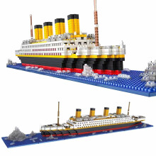 ELAICREE Titanic Ship Micro Mini ptokockk kszlet 1860 db 3D kiraks kszletek barkcs oktatjtkok Ajndk felnotteknek s gyerekeknek