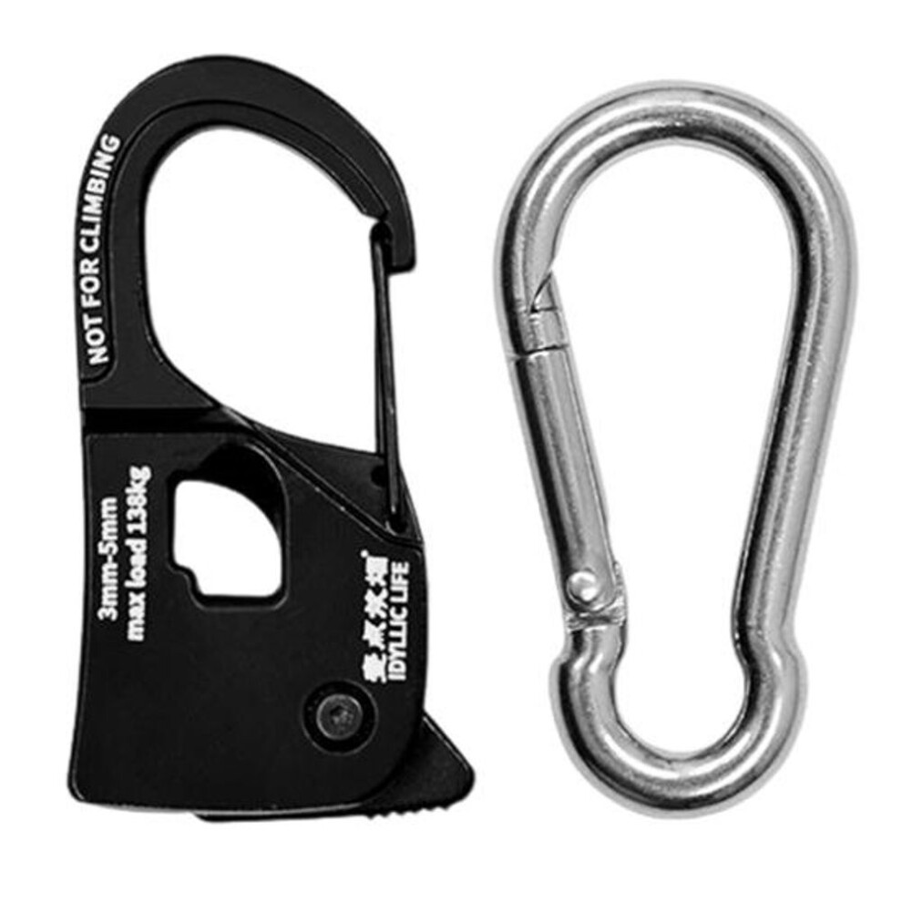 (M Sets) Yousheng Rope Tensioner Camping Tent Cord Adjuster Rustproof Strong Load-bearing Lightweight Portable Quick Fix Buckle Cord Tensioner