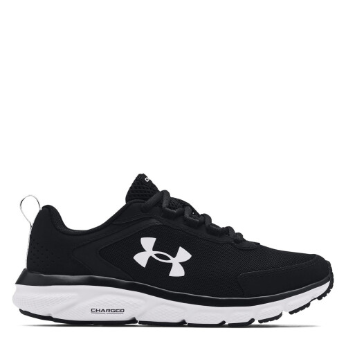 Under Armour Under Armour Γυναικείες Charged Assert 9 Παπούτσια Τρεξίματος, Μαύρο/Λευκό, 10 Φαρδύ US 1