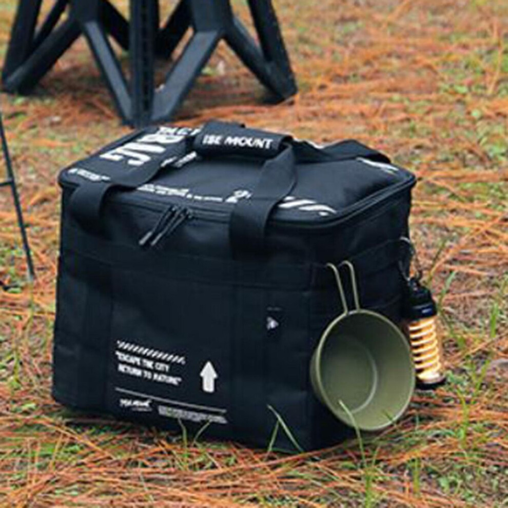 (black) Gas Tank Storage Bag Protective Cover 20l Large Capacity Cylinder Camping Lantern Carrying