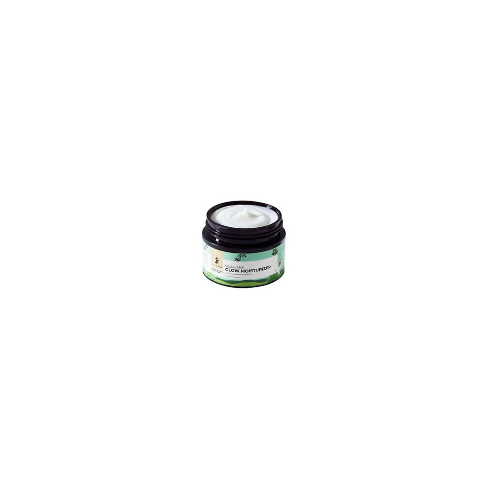 Pilgrim Squalane (Plant) Glow Moisturizer|Vitamin C Moisturizerdry skin hydration Face moisturizer with vitamin c for glowing skin Non-greasy - 50g
