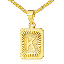 JSJOY Gold Initial Necklace for Women Mothers Day Necklace Initial Pendant K Necklaces Gold Necklace with Initial for Men Boys Graduation Gifts for H