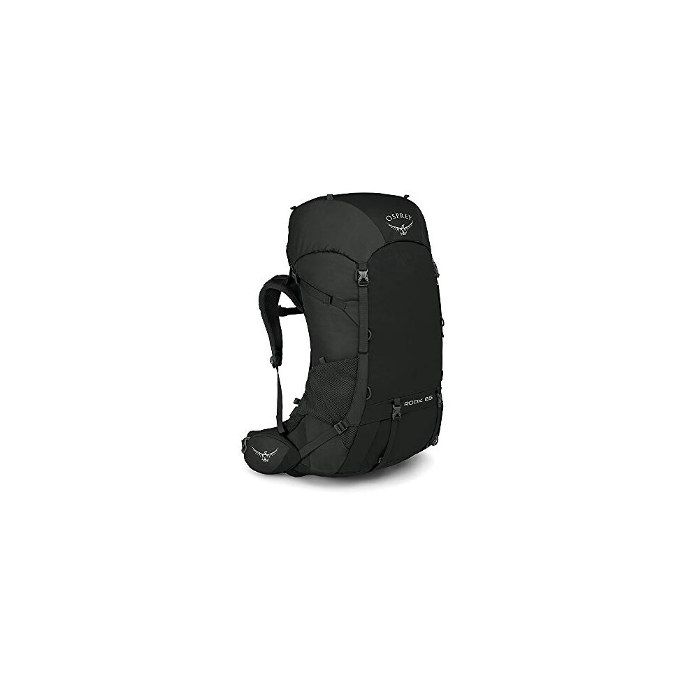 Osprey Rook 65L Mens Backpacking Backpack Black One Size
