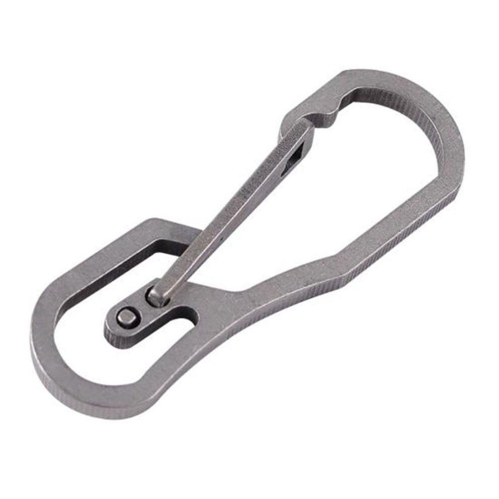 Titanium Alloy Snap Key Chain Ring Clip Carabiner Outdoor Buckle Latch Hooks