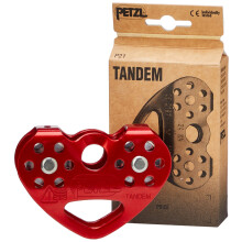 Puleggia doppia TANDEM di Petzl - Alpinismo - Mista - Rulli in alluminio - Fino a 3 moschettoni