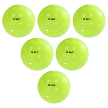 Pelotas de Pickleball para Exteriores A11N S40 - Aprobado por USAPA (paquete de 6) Verde Ne?n
