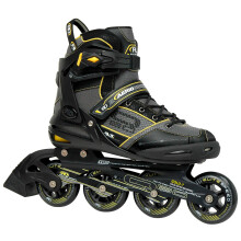 Roller Derby Aerio Q-60 Heren Inline Skates - Zwart/Geel - Maat 06