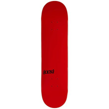 [CCS] Logo Skateboard Deck Red 7.00 """"