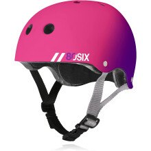 80Six Dual Certified Kids Bike Skate and Scooter Helmet Pink Purple