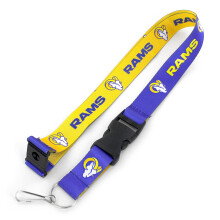 Aminco NFL Los Angeles Rams Echipa reversibila Lanyard 22-inch