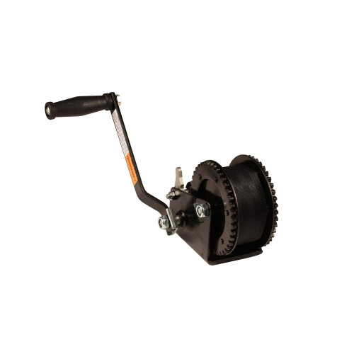 ATTWOOD 2000 LB DUAL DRIVE WINCH WITH 2 X 20' STRAP 2