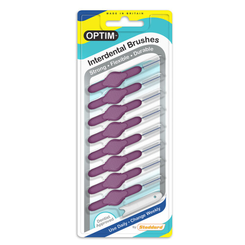 Stoddard ICON Zachte interdentale ragers groot -6 mm paars - 8 borstels 1