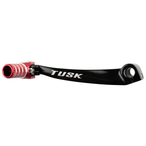 TUSK Klappschalthebel Schwarz/Rote Spitze