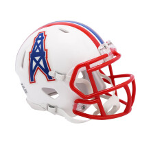 Casco de f tbol americano retro Revolution Speed Mini de los Oilers de 1981 a 1998