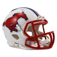 Riddell NCAA Southern Methodist (SMU) Mustangs Speed Mini Helmet   WHITE