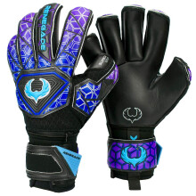 Renegade GK Vortex Strom mlmandshandsker 3,5+3 mm Hyper Grip & 4 mm Duratek Sort Lilla & Bl Fodboldmlmandshandsker (Strrelse 6 Youth Kids Rol
