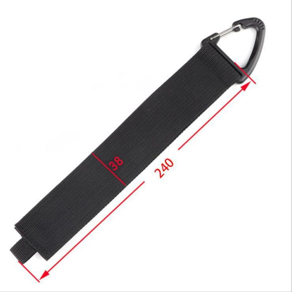 (as the picture, Upgraded version L*38*240mm) "outdoor Gravity Mountaineering Buckle & Heavy-duty Storage Straps With Garage Hooks"