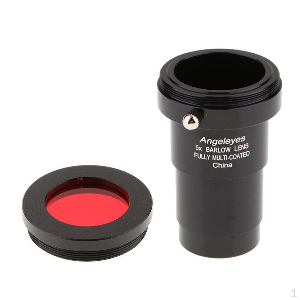 Telescope Eyepiece Lens 5X for Astronomical Photography + Filter #25A