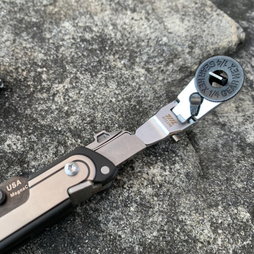 711l Flex Flex Head Edc Ratchet Wrench - Accessoire de tournevis compatible avec les adaptateurs de bits plats de Multitools 1
