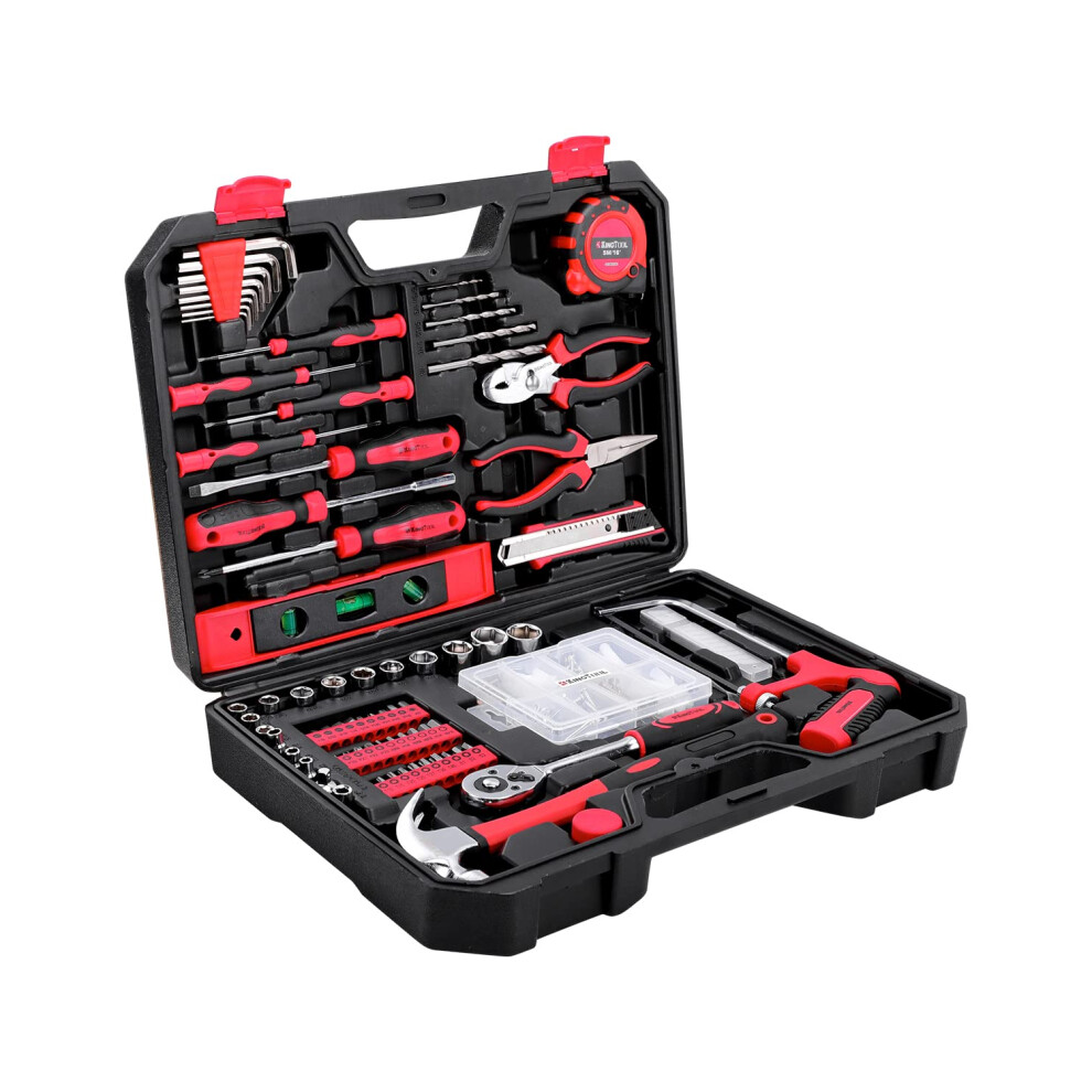 KingTool Home Repair Tool Kit 226 Piece General HomeAuto Repair Tool Set General Mechanic Tool Set General Household Tool K
