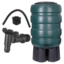 250L Water Butt Rain Water Collector With Stand & Tap
