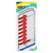 Stoddard Icon Optim Soft Interdental Brushes Red Pack Of 8